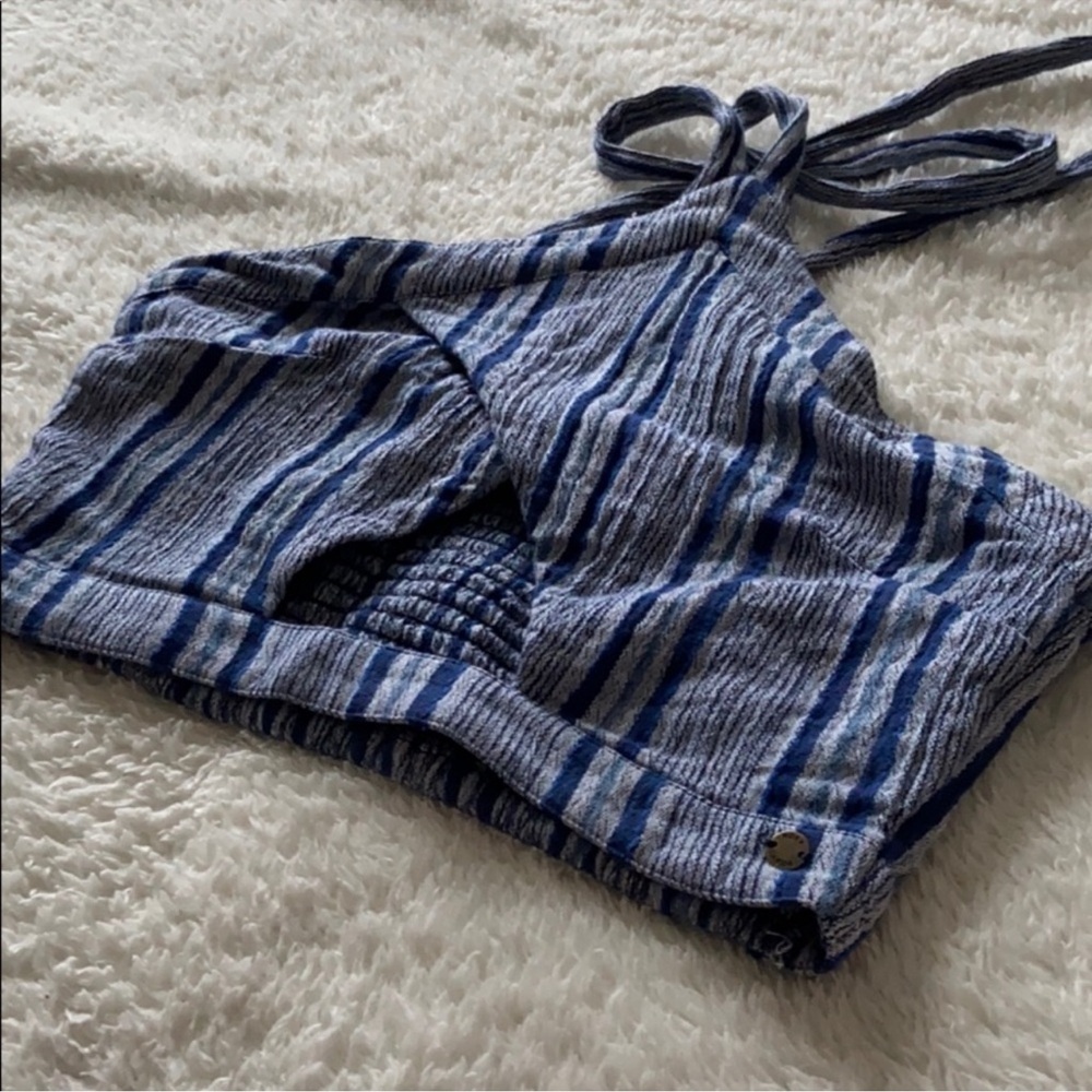 ROXY cropped halter top